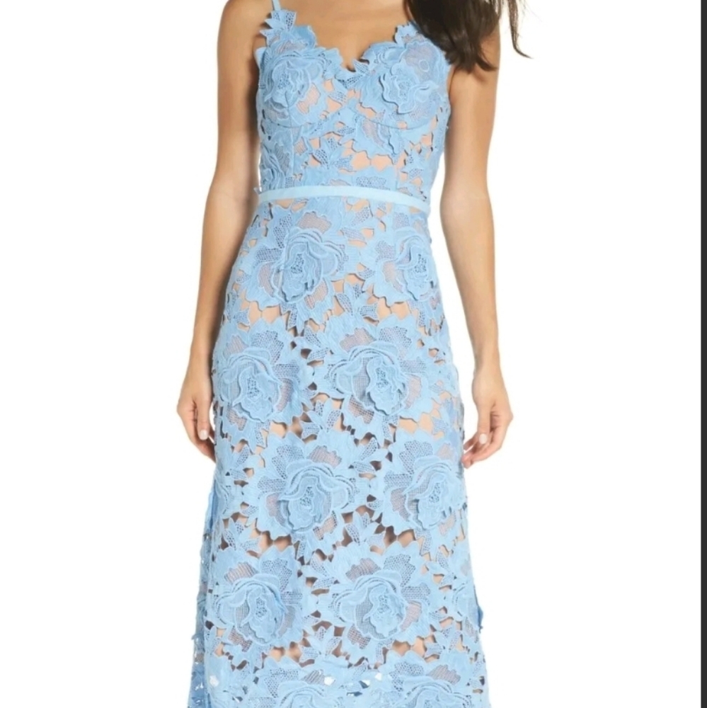 Jayla 3d lace tea dress